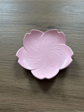 cherry blossom trinket dish // solaira studio handmade home decor